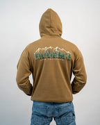Mountain Fleece Hoodie in Khaki Brown
