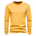 Long Sleeve Cotton Essential — men's cotton crew-neck long sleeve, view 1