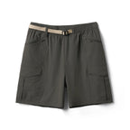 Men's Oversized Cargo Shorts — Elevated 145gsm Quick-Dry in Army Grey Green