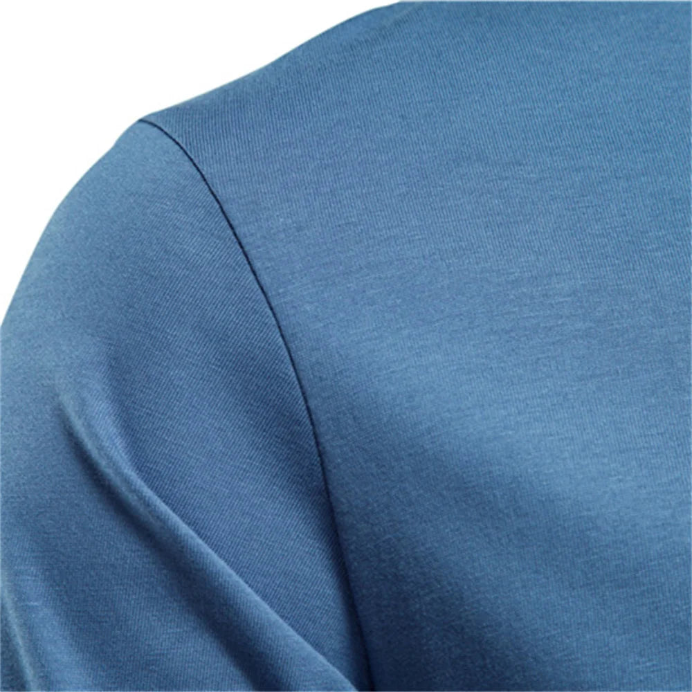 Long Sleeve Cotton Essential — men's cotton crew-neck long sleeve, view 14