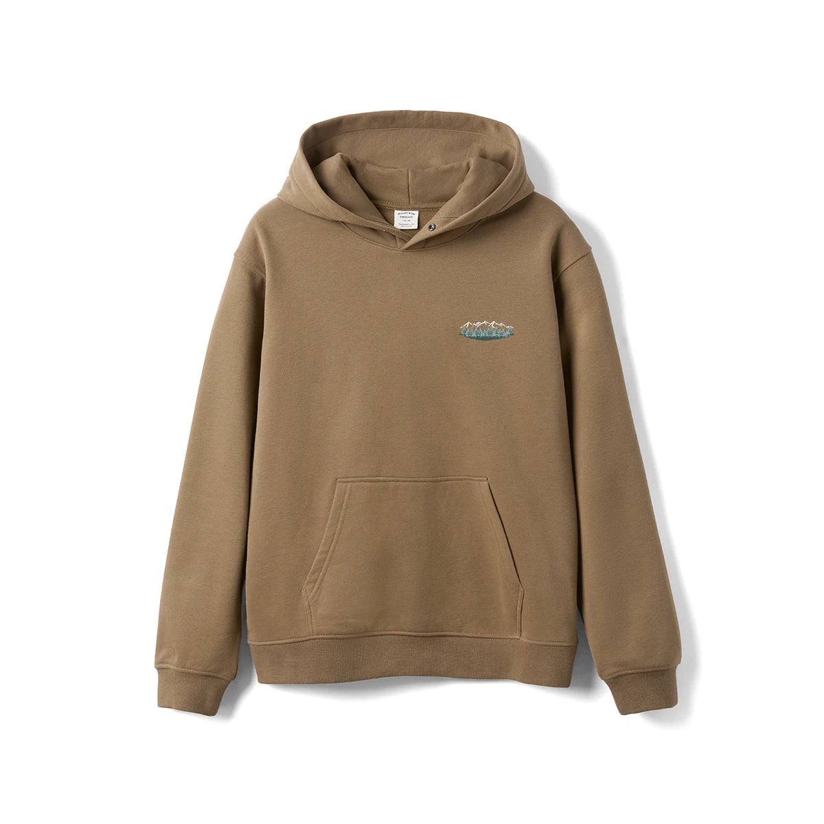 Oversized Mountain Fleece Hoodie — detail view