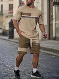 Men's Featherlight Summer Set — 3D Print Tee & Shorts, product photo