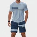 Men's 3D Printed Short-Sleeve Set